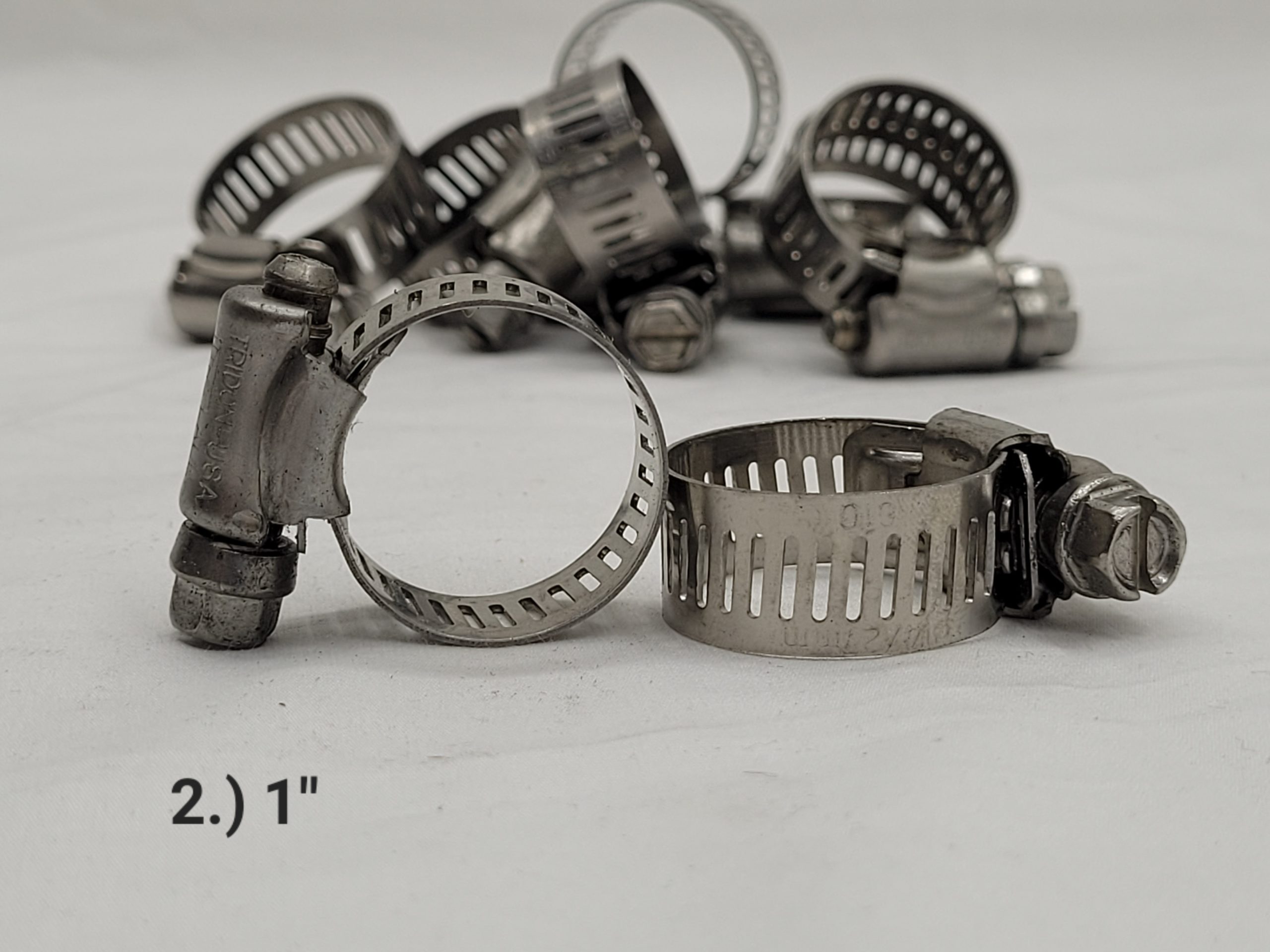Tools and Supplies #8 Standard Steel Hose Clamp