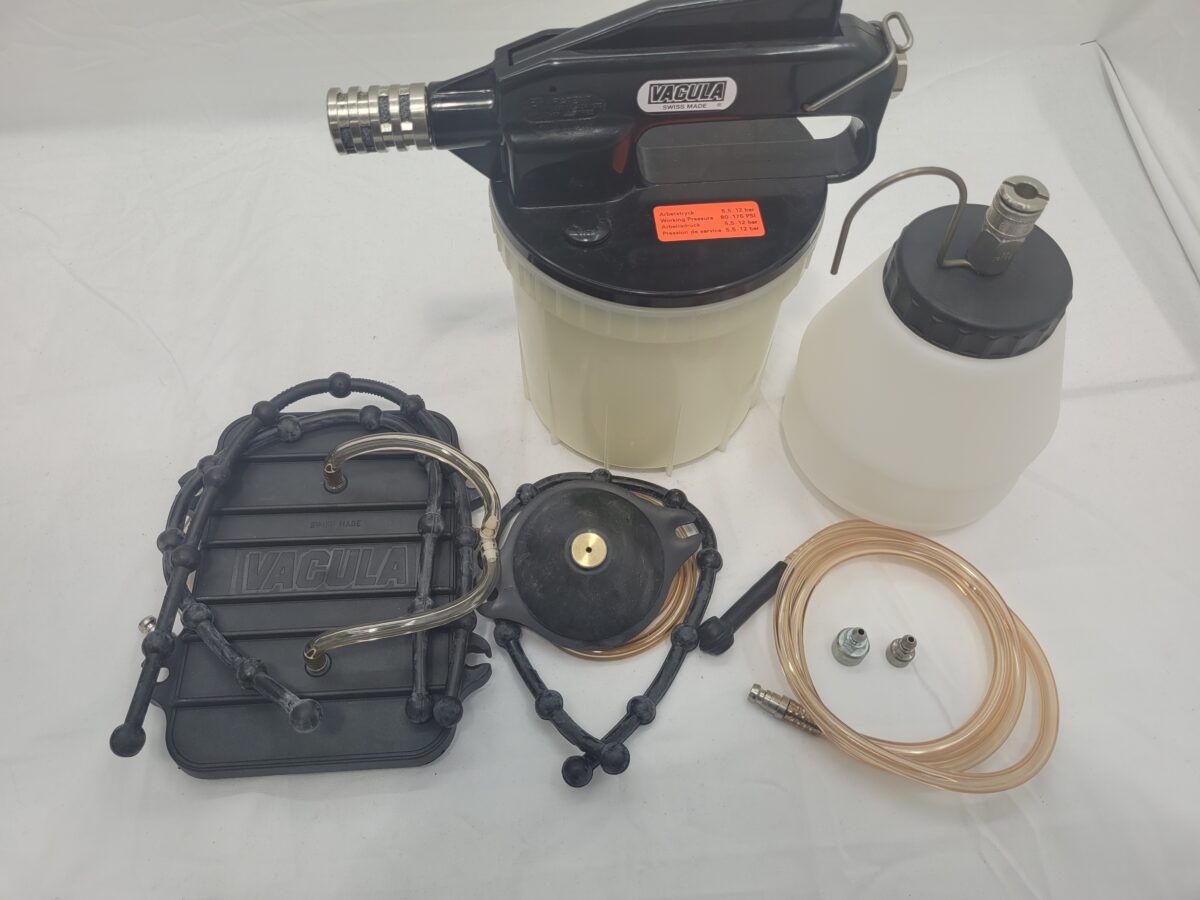 The Vacula Brake Bleeder System Tools & Supplies